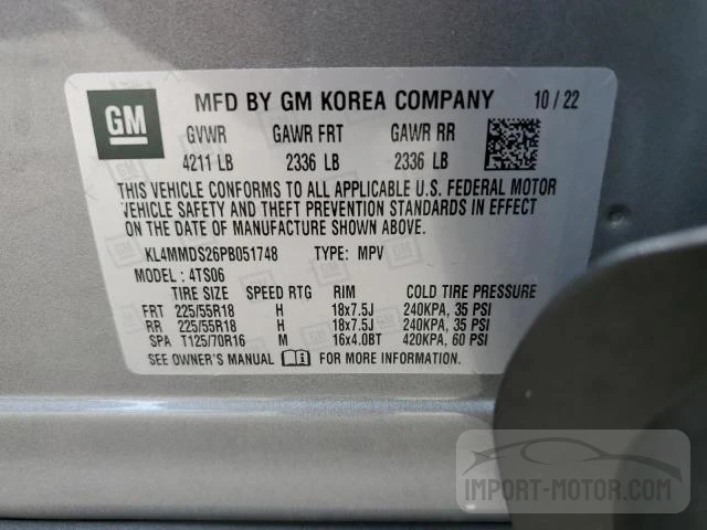 Photo 13 VIN: KL4MMDS26PB051748 - BUICK ENCORE 