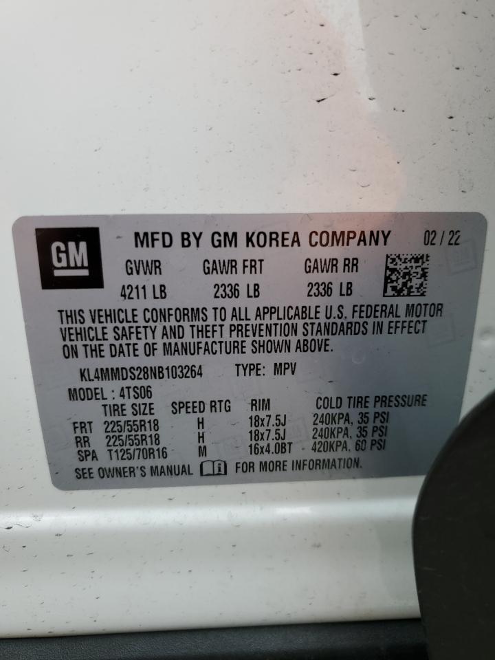 Photo 12 VIN: KL4MMDS28NB103264 - BUICK ENCORE 