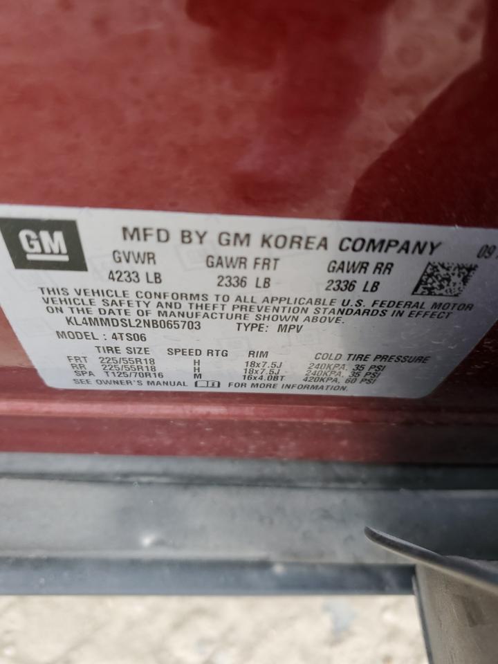 Photo 12 VIN: KL4MMDSL2NB065703 - BUICK ENCORE 