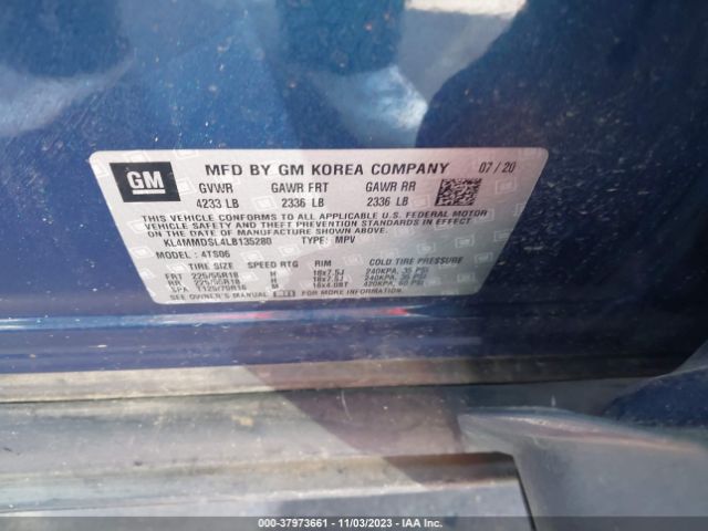 Photo 8 VIN: KL4MMDSL4LB135280 - BUICK ENCORE GX 