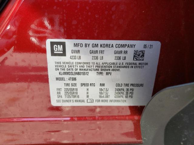 Photo 9 VIN: KL4MMDSL9NB015512 - BUICK ENCORE GX 