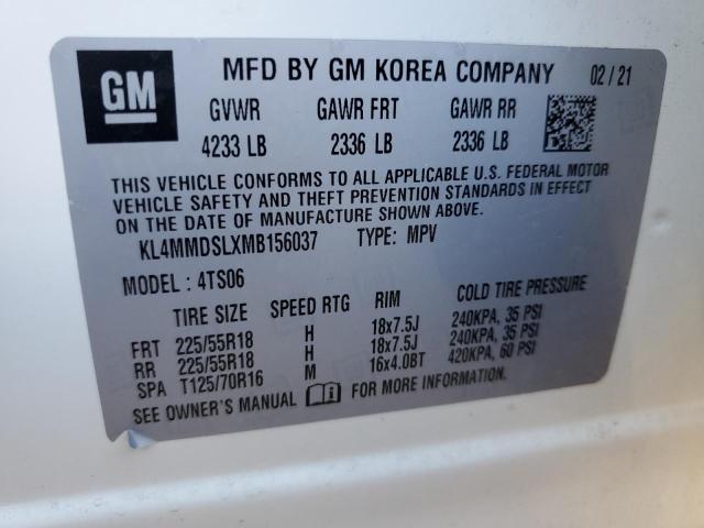 Photo 12 VIN: KL4MMDSLXMB156037 - BUICK ENCORE GX 