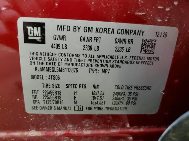 Photo 12 VIN: KL4MMESL5MB113876 - BUICK ENCORE 