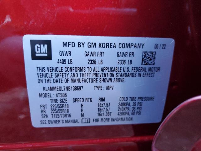 Photo 13 VIN: KL4MMESL7NB138697 - BUICK ENCORE 