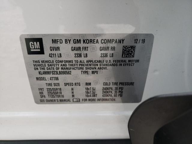 Photo 9 VIN: KL4MMFS23LB090562 - BUICK ENCORE GX 