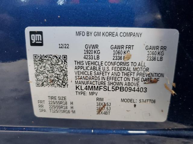 Photo 13 VIN: KL4MMFSL5PB094403 - BUICK ENCORE GX 