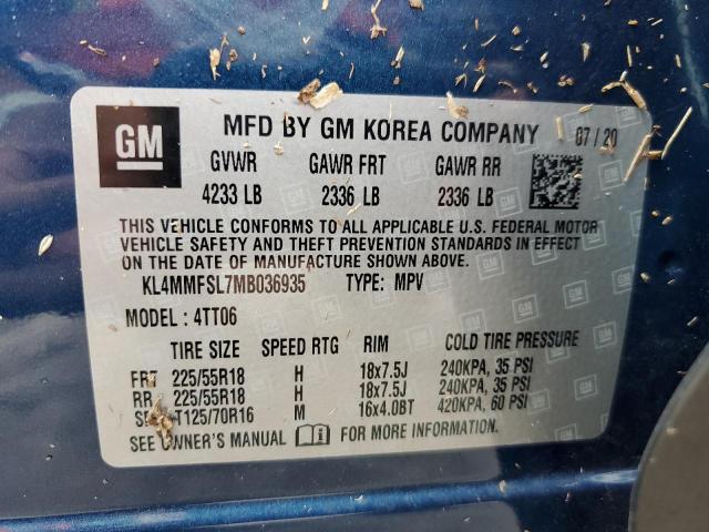 Photo 12 VIN: KL4MMFSL7MB036935 - BUICK ENCORE GX 