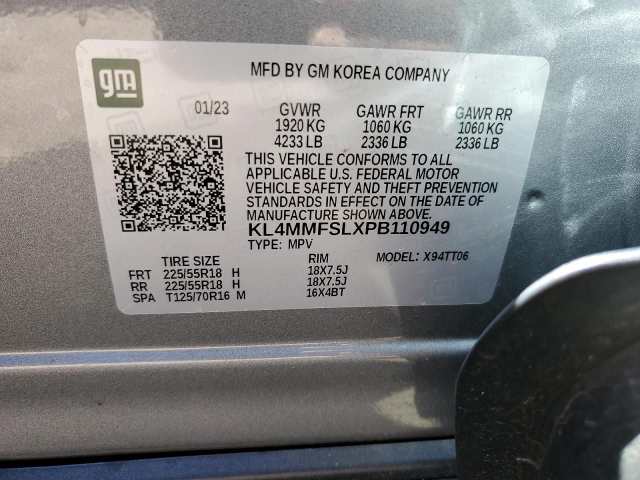 Photo 11 VIN: KL4MMFSLXPB110949 - BUICK ENCORE 