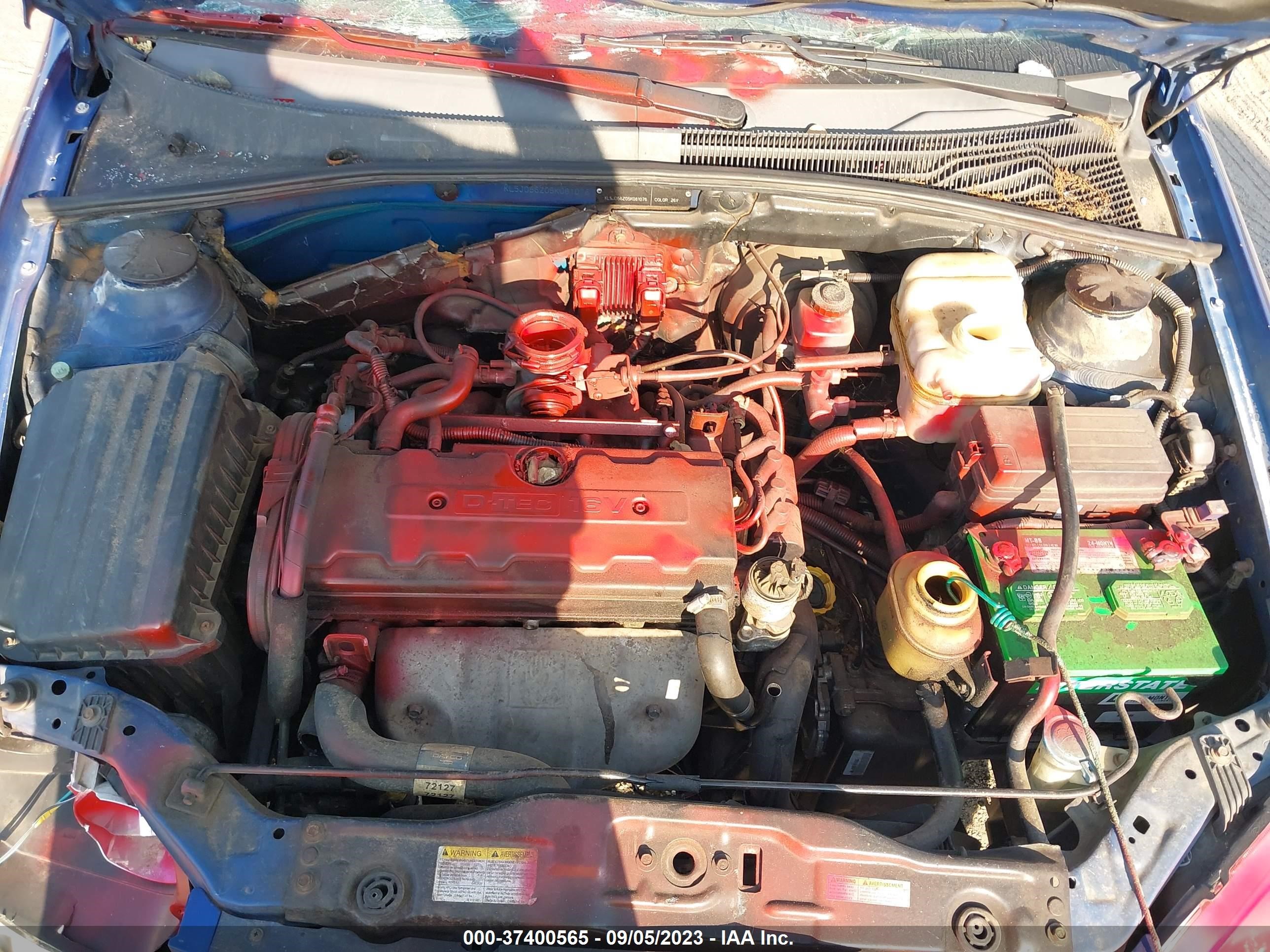 Photo 9 VIN: KL5JD56Z05K081076 - SUZUKI FORENZA 