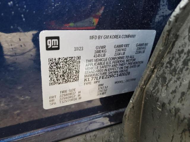 Photo 12 VIN: KL77LFE22RC140028 - CHEVROLET TRAX LS 