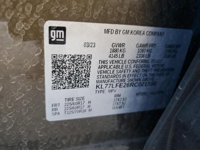 Photo 12 VIN: KL77LFE26RC021558 - CHEVROLET TRAX LS 