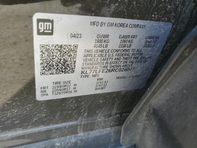 Photo 11 VIN: KL77LFE26RC026047 - CHEVROLET TRAX LS 