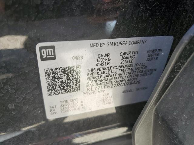 Photo 11 VIN: KL77LFE27RC029426 - CHEVROLET TRAX 