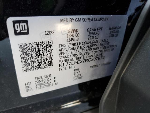 Photo 12 VIN: KL77LFE27RC207674 - CHEVROLET TRAX LS 