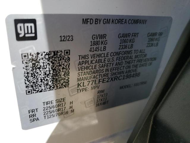 Photo 12 VIN: KL77LFE2XRC198498 - CHEVROLET TRAX LS 