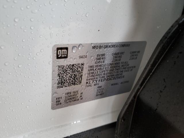 Photo 12 VIN: KL77LFEP4SC025416 - CHEVROLET TRAX LS 