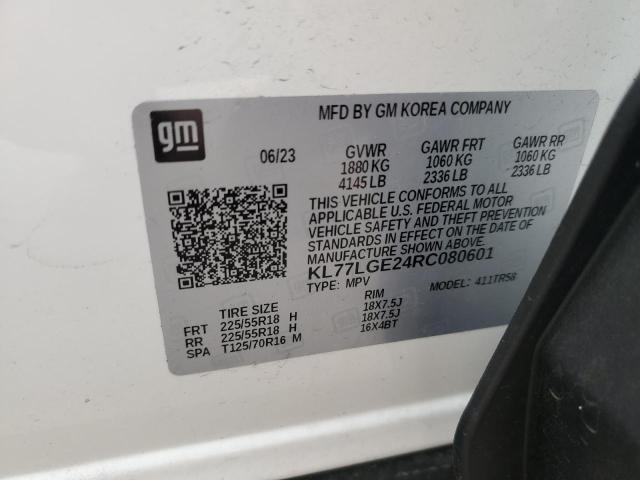 Photo 12 VIN: KL77LGE24RC080601 - CHEVROLET TRAX 1RS 