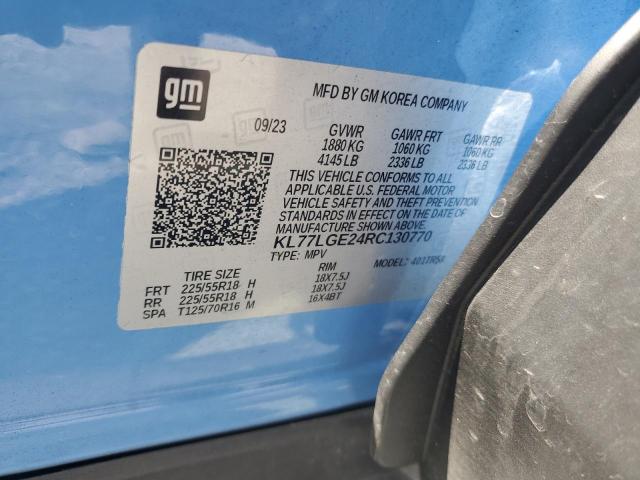 Photo 11 VIN: KL77LGE24RC130770 - CHEVROLET TRAX 1RS 