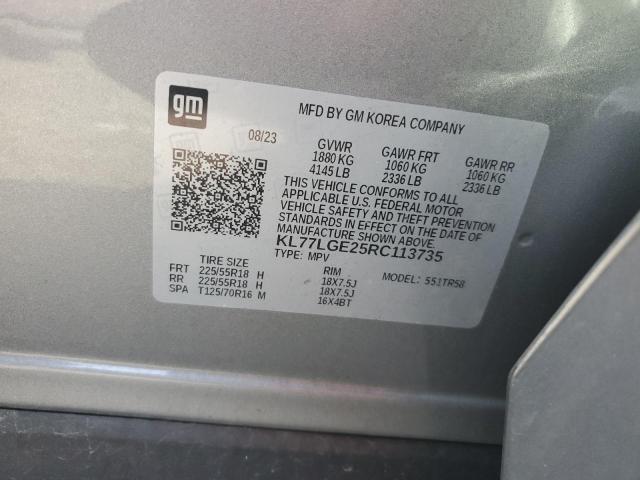 Photo 11 VIN: KL77LGE25RC113735 - CHEVROLET TRAX 1RS 