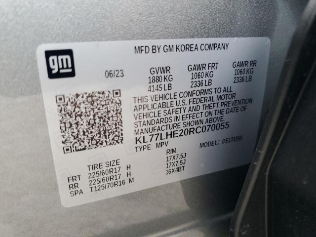 Photo 12 VIN: KL77LHE20RC070055 - CHEVROLET TRAX 