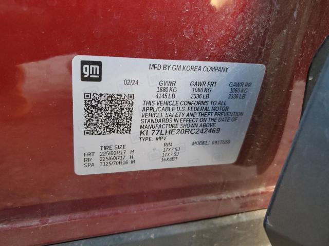 Photo 11 VIN: KL77LHE20RC242469 - CHEVROLET TRAX 1LT 