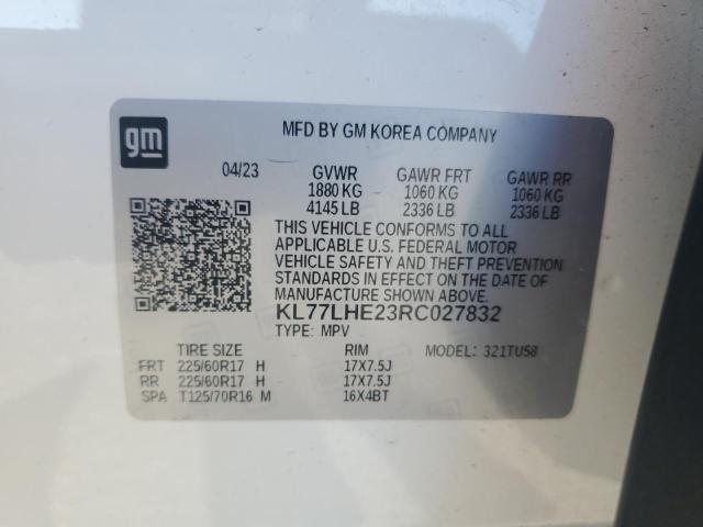 Photo 11 VIN: KL77LHE23RC027832 - CHEVROLET TRAX 1LT 