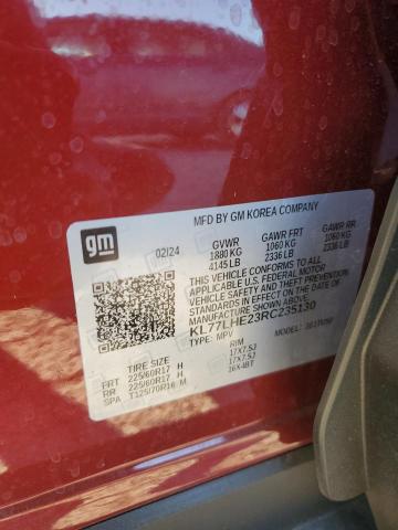 Photo 13 VIN: KL77LHE23RC235130 - CHEVROLET TRAX 1LT 