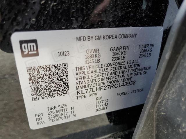 Photo 13 VIN: KL77LHE27RC143938 - CHEVROLET TRAX 