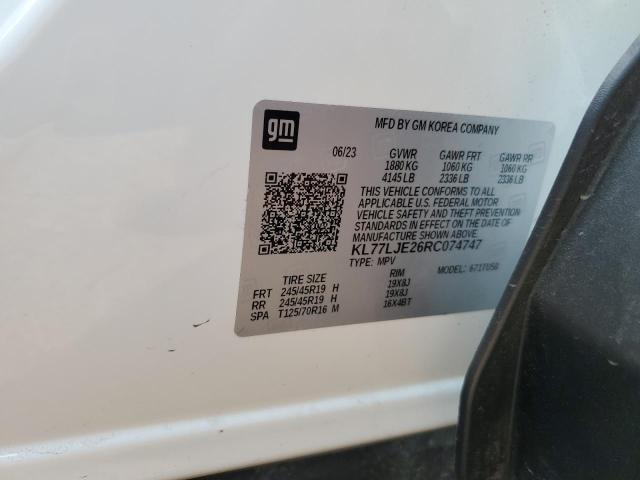 Photo 13 VIN: KL77LJE26RC074747 - CHEVROLET TRAX 2RS 