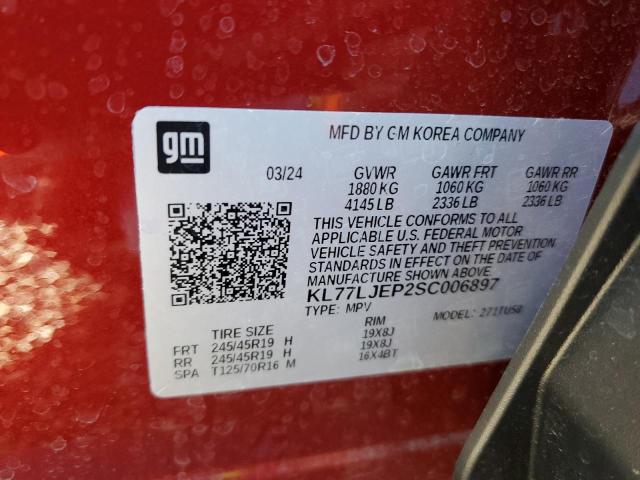 Photo 13 VIN: KL77LJEP2SC006897 - CHEVROLET TRAX 2RS 