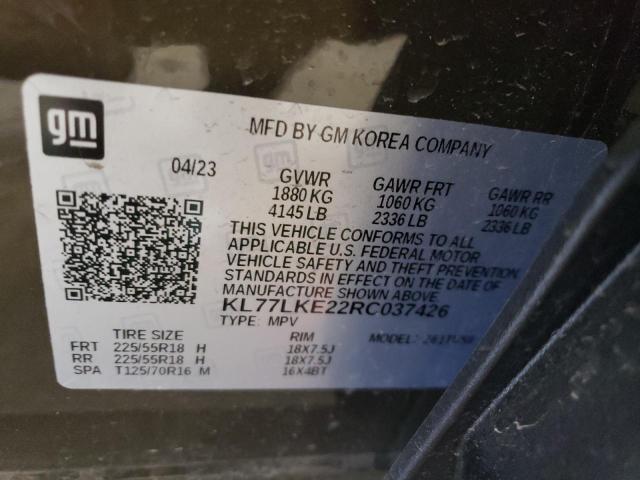 Photo 12 VIN: KL77LKE22RC037426 - CHEVROLET TRAX ACTIV 