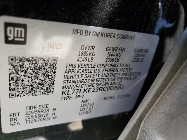 Photo 13 VIN: KL77LKE23RC069981 - CHEVROLET TRAX ACTIV 