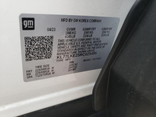 Photo 12 VIN: KL77LKE25RC025495 - CHEVROLET TRAX ACTIV 