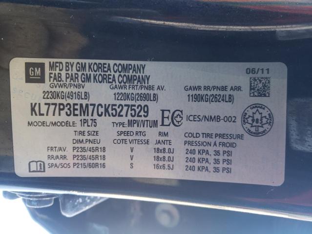 Photo 12 VIN: KL77P3EM7CK527529 - CHEVROLET ORLANDO LT 