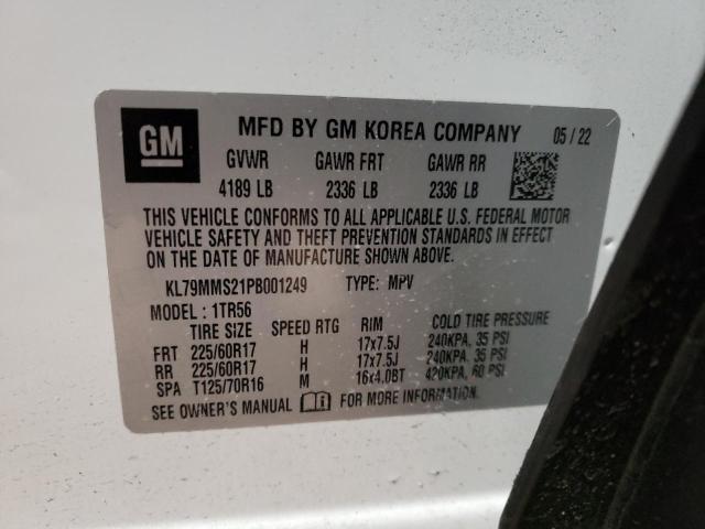 Photo 12 VIN: KL79MMS21PB001249 - CHEVROLET TRAILBLAZE 