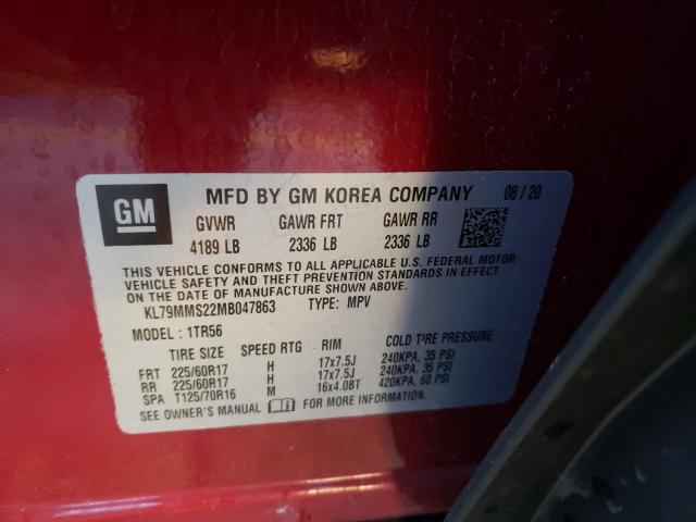 Photo 12 VIN: KL79MMS22MB047863 - CHEVROLET TRAILBLAZE 