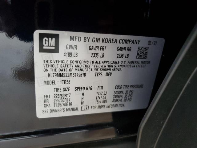 Photo 13 VIN: KL79MMS22MB149518 - CHEVROLET TRAILBLAZE 