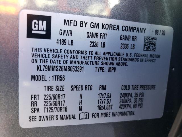 Photo 11 VIN: KL79MMS26MB053391 - CHEVROLET TRAILBLZR 