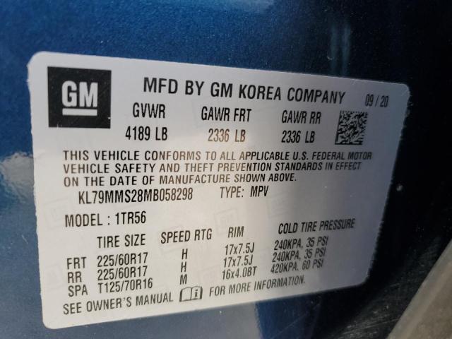 Photo 12 VIN: KL79MMS28MB058298 - CHEVROLET TRAILBLZR 