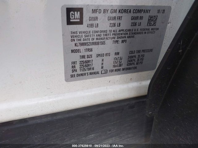 Photo 8 VIN: KL79MMS2XMB081565 - CHEVROLET TRAILBLAZER 