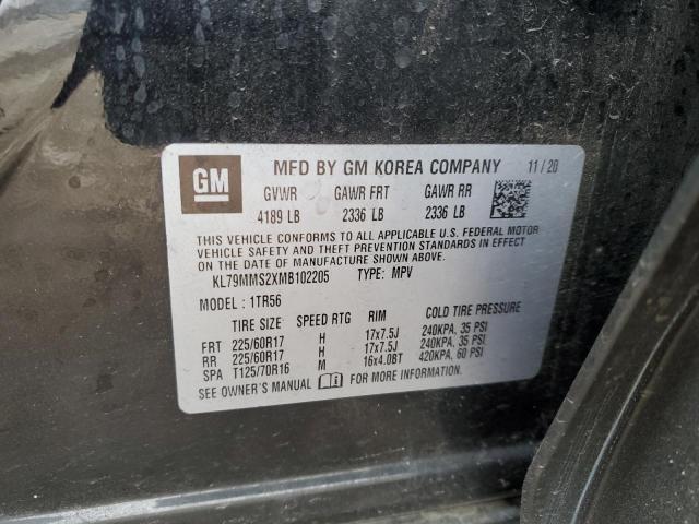 Photo 11 VIN: KL79MMS2XMB102205 - CHEVROLET TRAILBLZR 