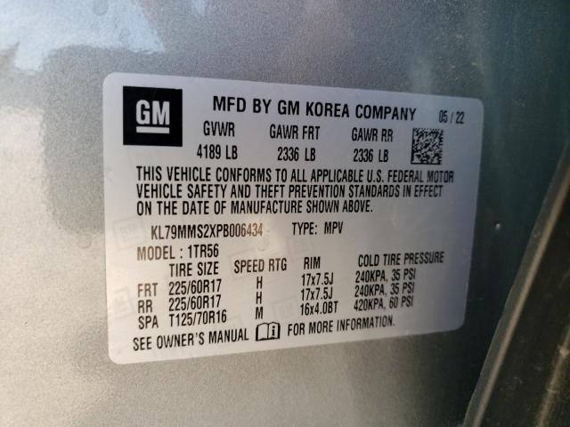 Photo 12 VIN: KL79MMS2XPB006434 - CHEVROLET TRAILBLAZE 