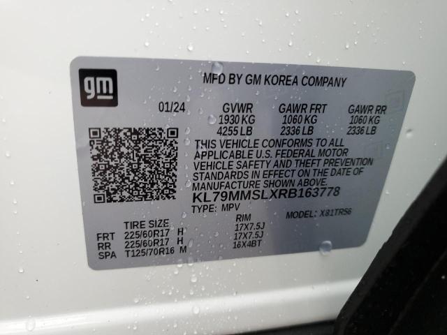 Photo 12 VIN: KL79MMSLXRB163778 - CHEVROLET TRAILBLAZE 