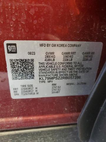 Photo 13 VIN: KL79MPS22RB057396 - CHEVROLET TRAILBLAZE 