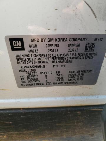 Photo 12 VIN: KL79MPS23PB036408 - CHEVROLET TRAILBLZR 