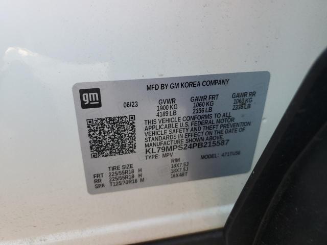 Photo 13 VIN: KL79MPS24PB215587 - CHEVROLET TRAILBLAZE 