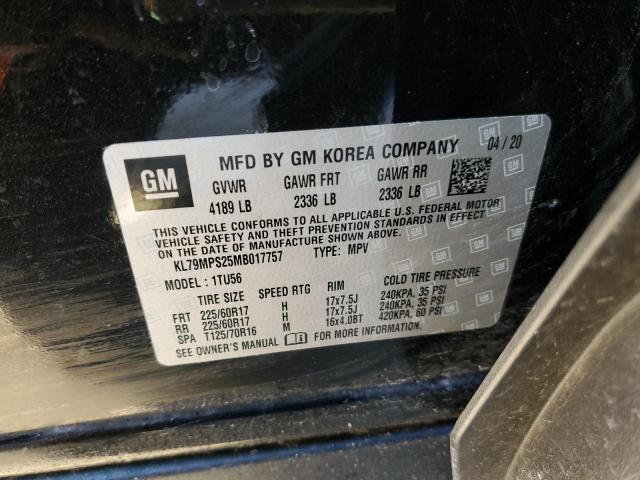 Photo 12 VIN: KL79MPS25MB017757 - CHEVROLET TRAILBLAZE 