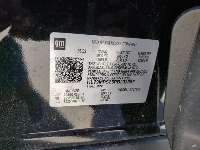 Photo 12 VIN: KL79MPS25PB203867 - CHEVROLET TRAILBLZR 