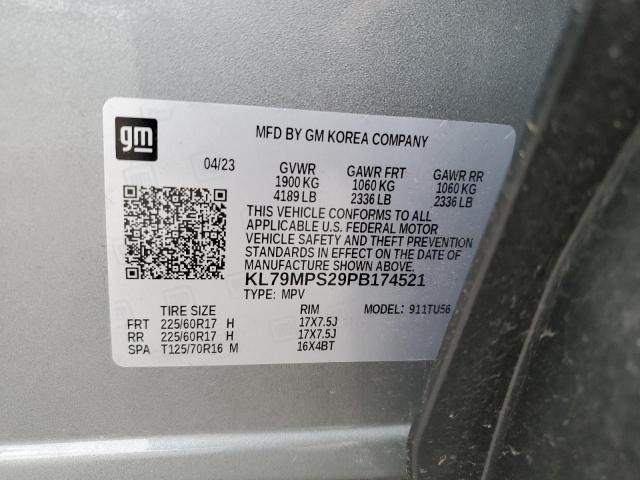 Photo 12 VIN: KL79MPS29PB174521 - CHEVROLET TRAILBLZR 