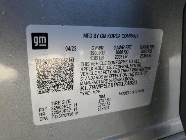 Photo 13 VIN: KL79MPS29PB174681 - CHEVROLET TRAILBLAZE 